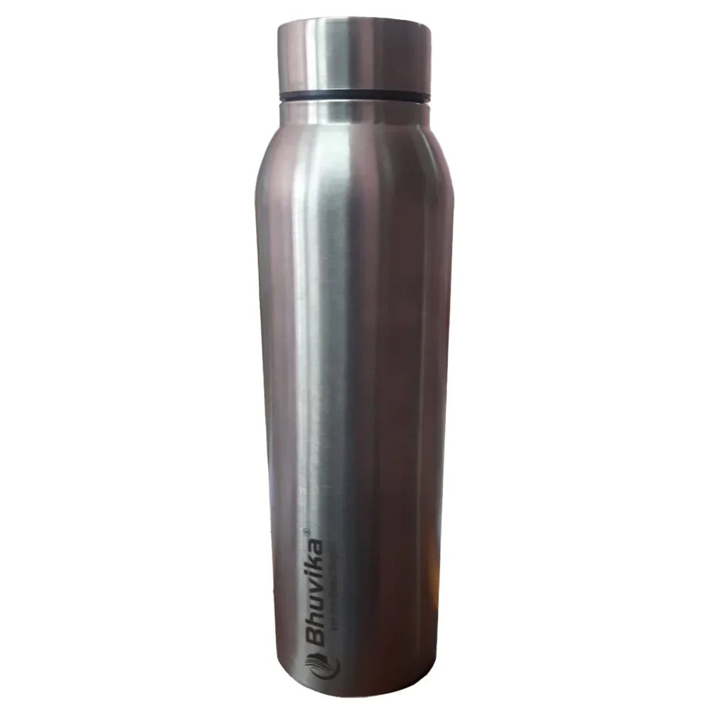 Silver Stainless Steel Water Bottle