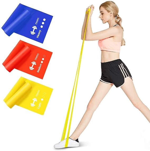 Rubber Exercise Resistance Bands Set