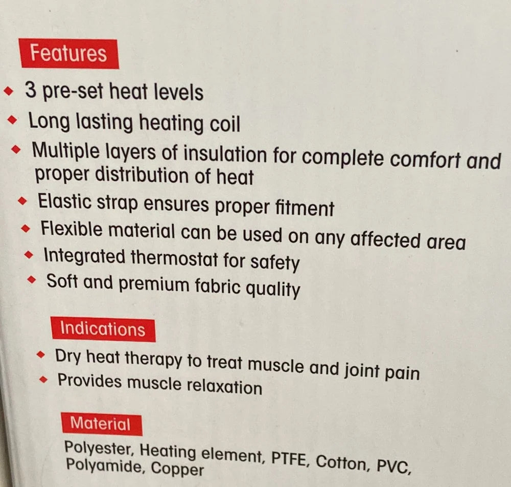 Orthopedic Heating Belt